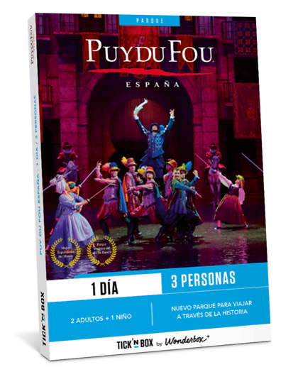 Coffret Cadeau Puy Du Fou - 1 Jour En Famille (2 Adultes + 1 Enfant) - Valable 27 Mois