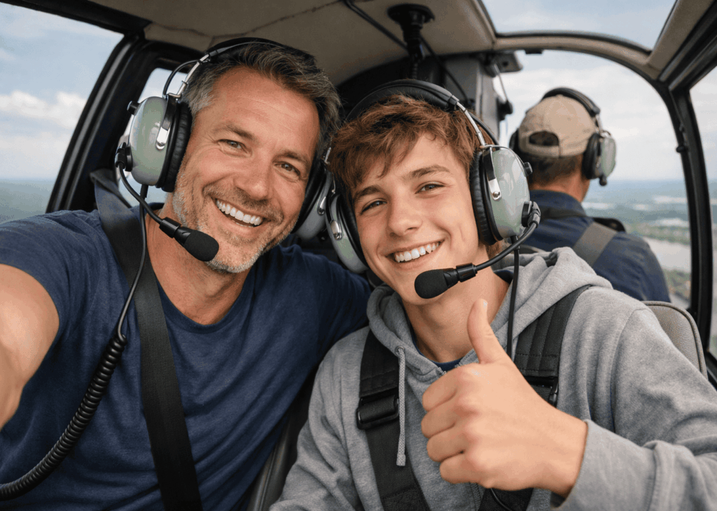 un-padre-y-su-hijo-adolescente-felices-a-bordo-de-un-helicoptero
