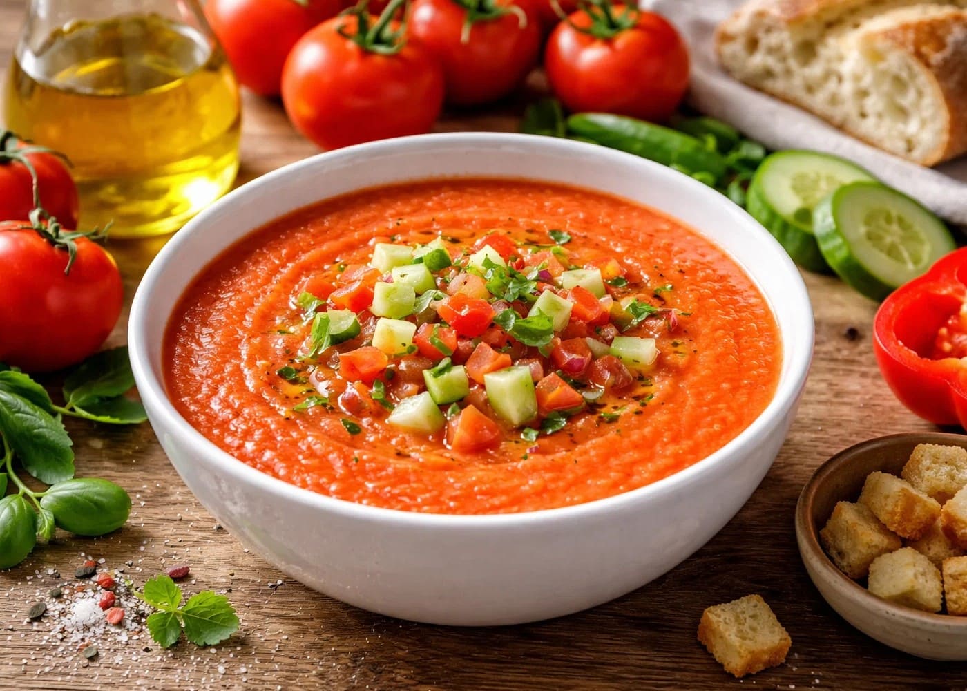 El secreto para preparar el mejor gazpacho Andaluz en casa