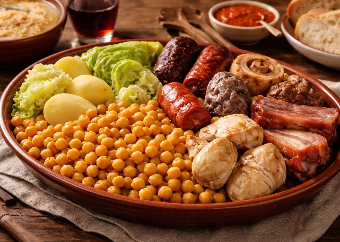 ¿Cómo preparar un cocido madrileño auténtico? Receta y consejos.