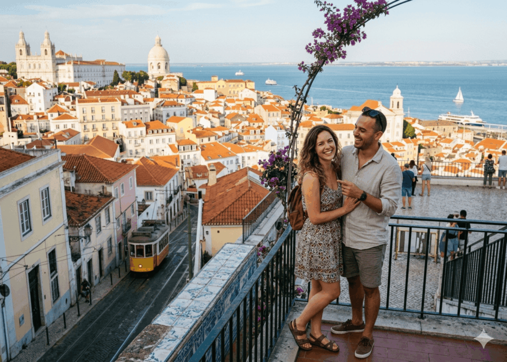 pareja-abrazada-sonriendo-con-la-vista-de-lisboa-de-fondo