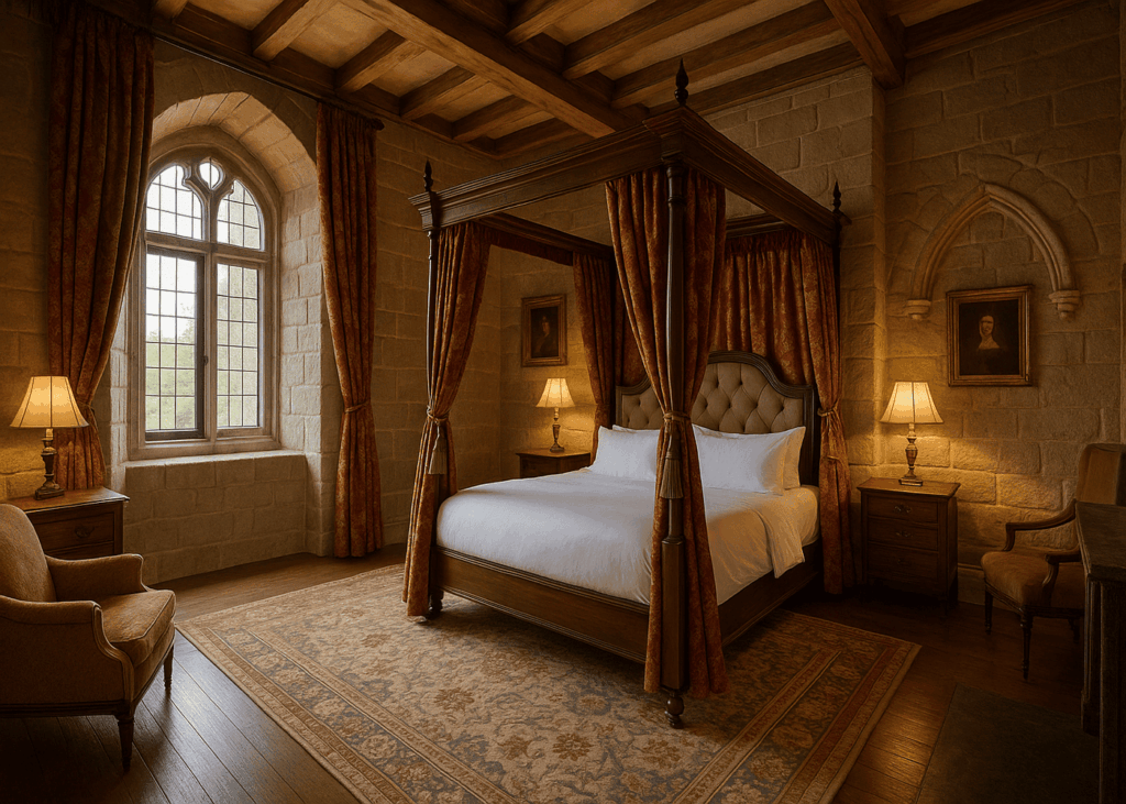 dormitorio-en-un-castillo