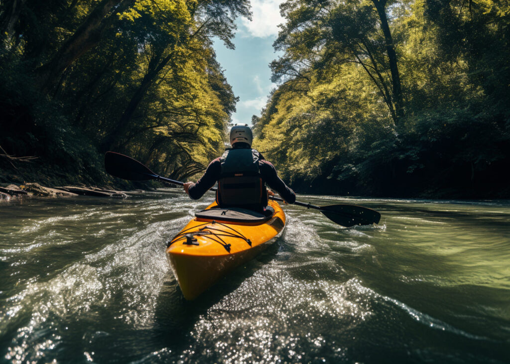 hombre-de-espaldas-remando-en-una-pequena-barca-en-plena-naturaleza
