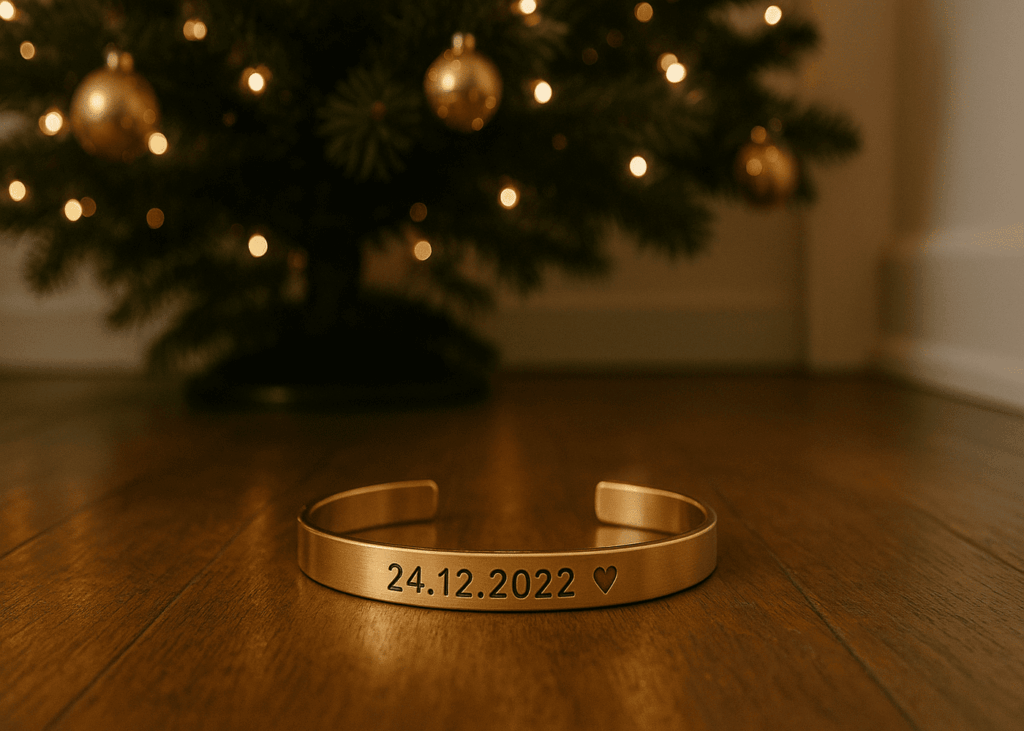 pulsera-grabada-con-una-fecha-y-un-corazon-a-los-pies-del-arbol