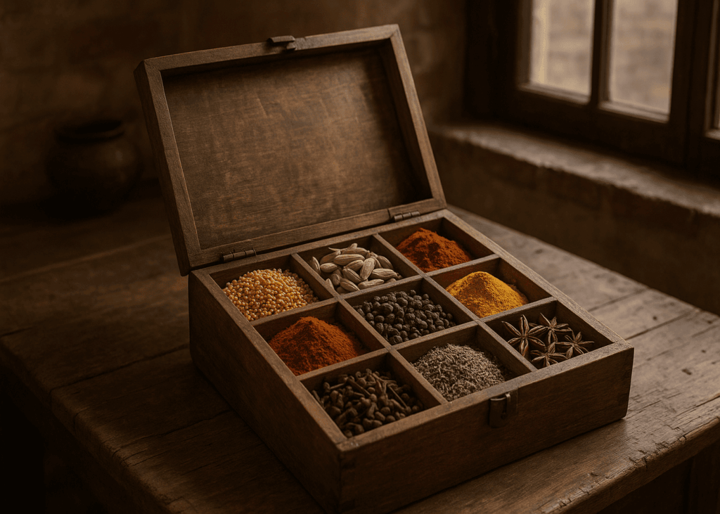 caja-de-madera-llena-de-especias