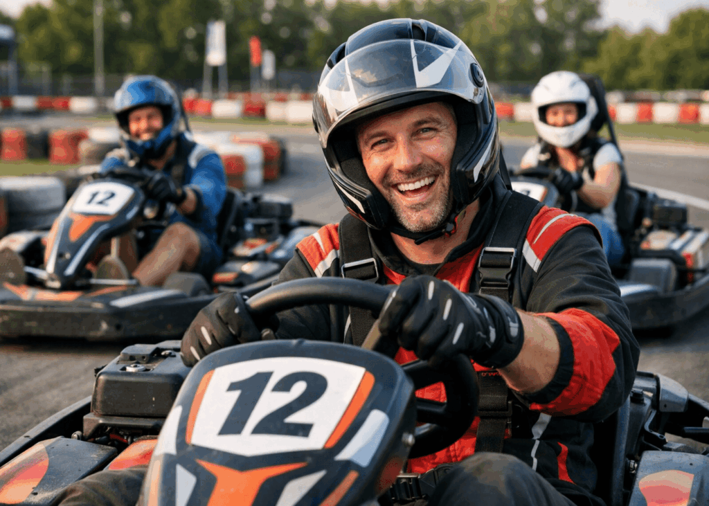 hombre-feliz-que-hace-karting-con-otras-personas