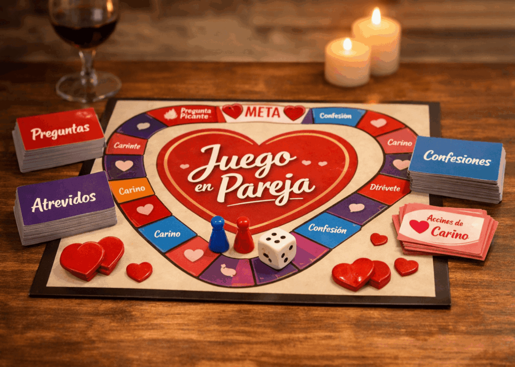 juego-de-mesa-para-pareja-colocado-sobre-una-mesa-con-una-copa-de-vino-y-una-vela-colocadas-al-lado