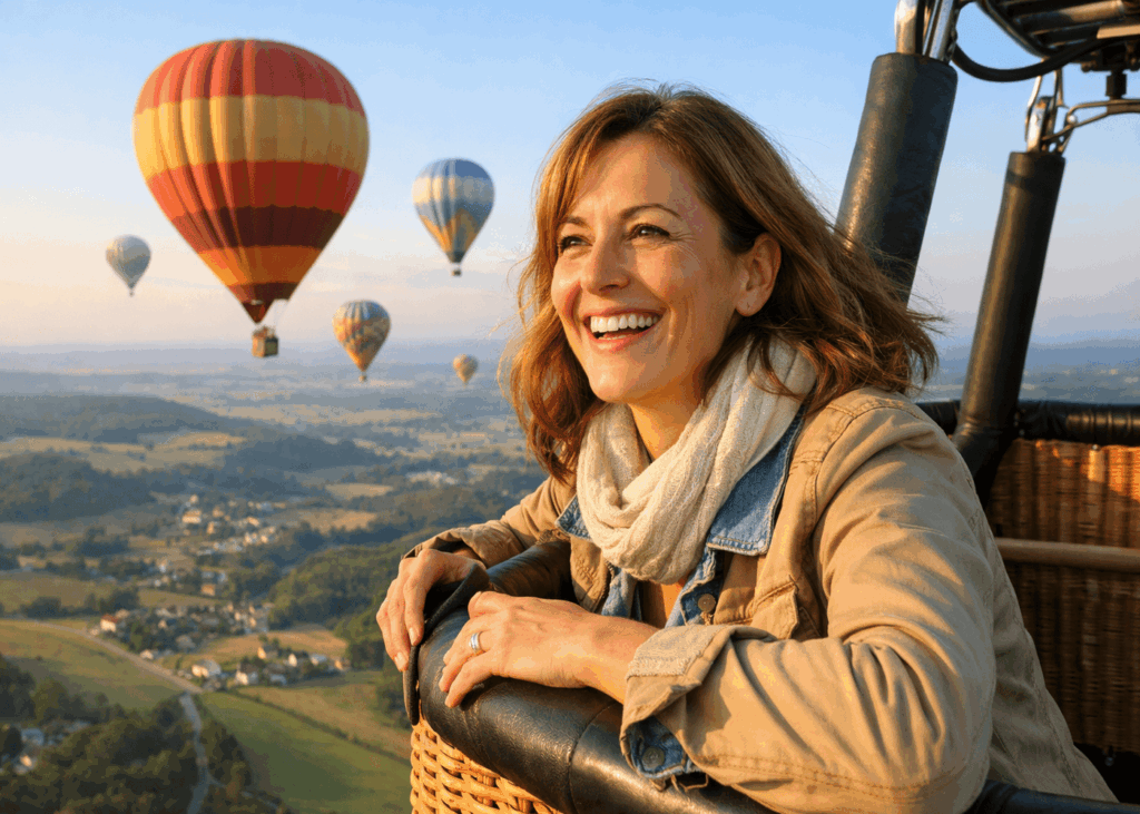 mujer-sonriente-que-hace-un-vuelo-en-globo-aerostatico-sobre-la-naturaleza