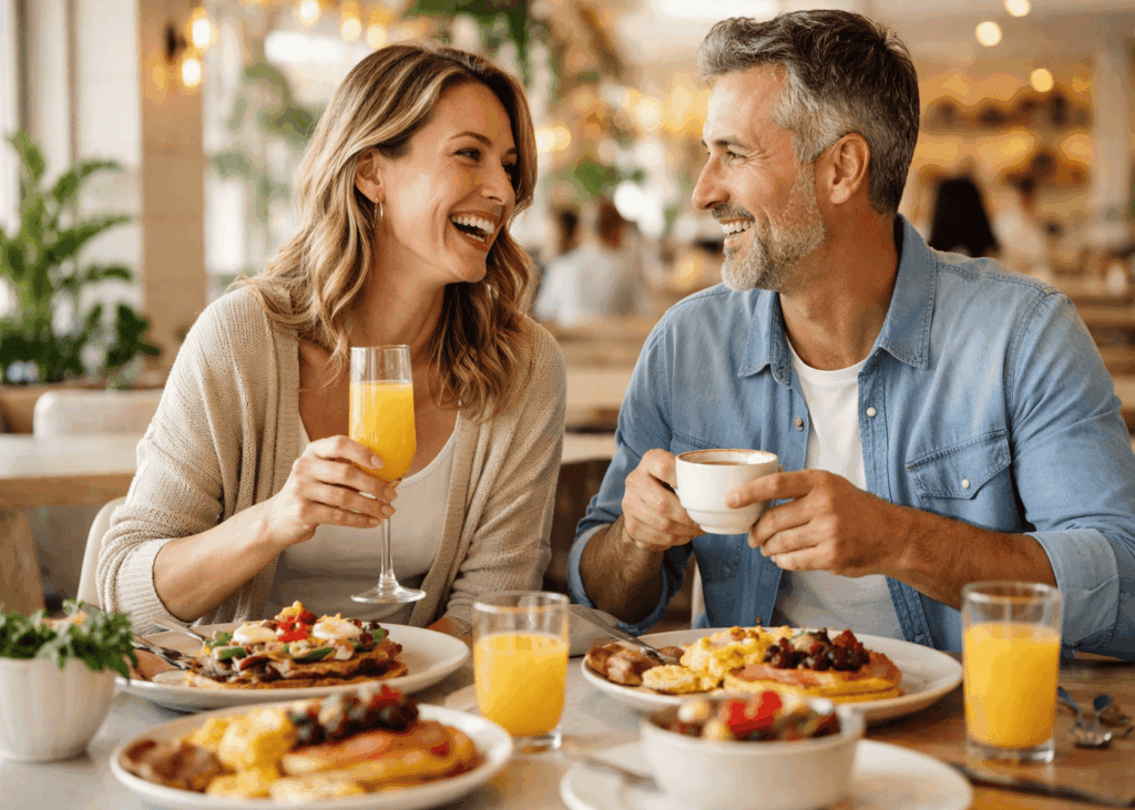 pareja-sonriente-que-come-un-brunch-juntos-en-un-restaurante