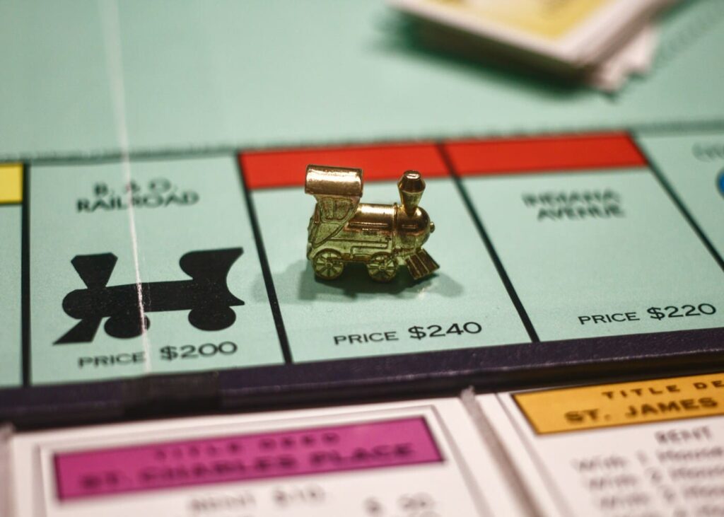 primer-plano-del-tablero-de-monopoly