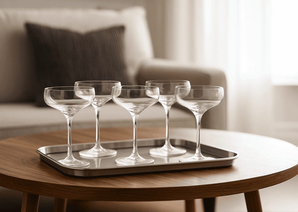 set-de-vasos-para-cocteles-colocado-sobre-una-mesa-del-salon