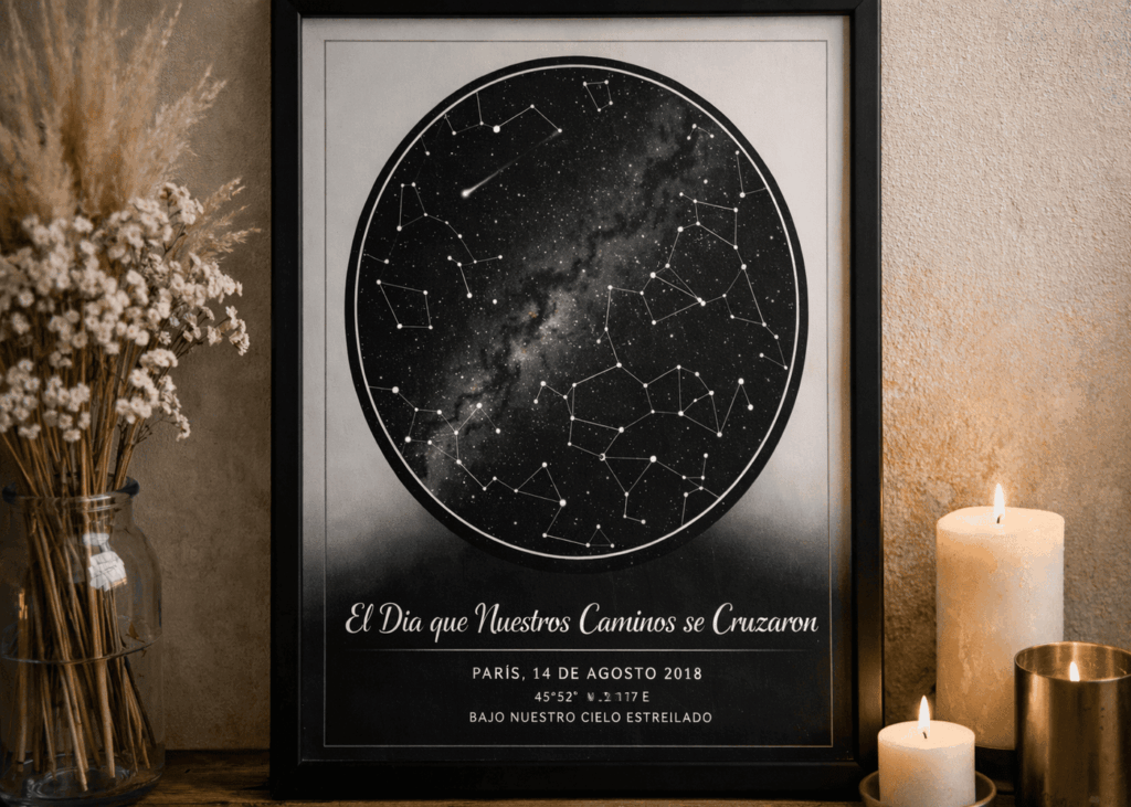 carte-del-cielo-estrella-de-un-dia-de-encuentro-de-una-pareja-colocada-sobre-un-mueble