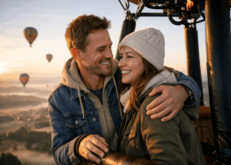 pareja-feliz-abrazandose-durante-un-vuelo-en-globo