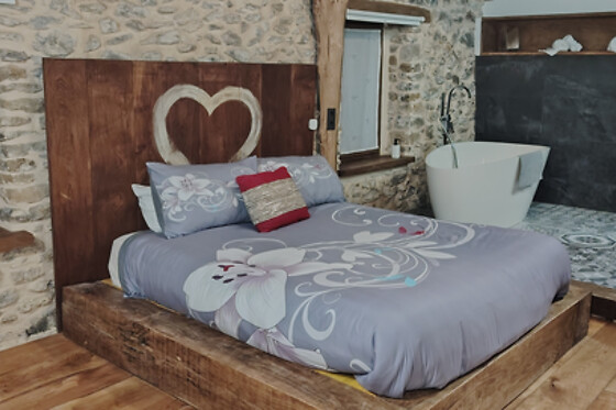 Una noche para 4 adultos y 2 niños en Casa Haraneko Errota Burdindegi en Bizkaia