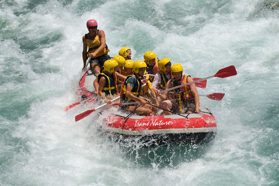 Un descenso de rafting  para 2 en Rafting Llavorsí en Llavorsí (Lleida)