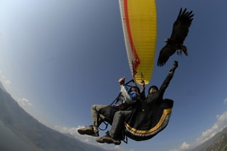 Un vuelo en parapente biplaza para 2 en Parapente Santa Pola en Santa Pola (Alicante)