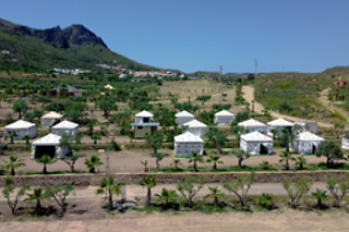 Dos noches en hayma con experiencia bienestar para 2 en Ecocamping Oasis Al Hamam en Lucaneina de las Torres (Almería)