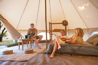 Dos noches en hayma con experiencia bienestar para 2 en Ecocamping Oasis Al Hamam en Lucaneina de las Torres (Almería)