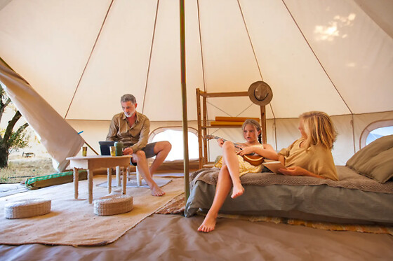 Dos noches en hayma con experiencia bienestar para 2 en Ecocamping Oasis Al Hamam en Lucaneina de las Torres (Almería)