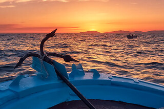 Un paseo en barco por la ría de Aldán ruta "Puesta de Sol" para 2 en O Que Faltaba en Aldán - Cangas (Pontevedra)