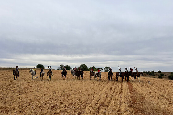 Un paseo a caballo para 2 en La Favorita CH en Campo Real (Madrid)