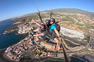 Un vuelo por la costa para 2 en Daydream Paragliding en La Escalona (Santa Cruz de Tenerife)