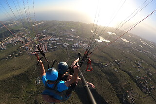 Un vuelo por la costa para 2 en Daydream Paragliding en La Escalona (Santa Cruz de Tenerife)