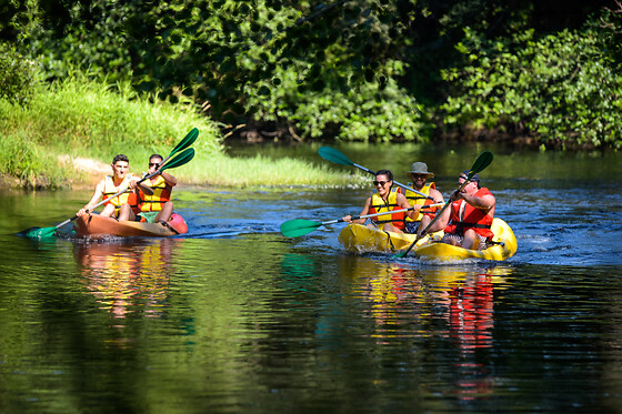 Una ruta en kayak 