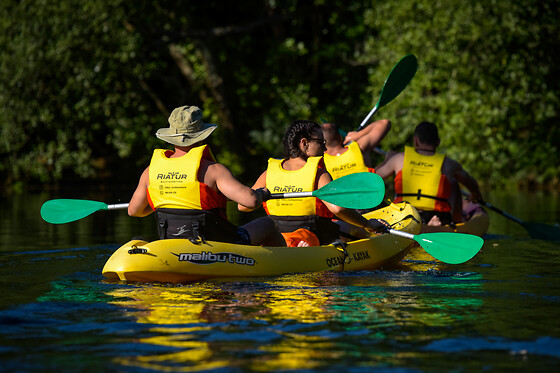 Una ruta en kayak 