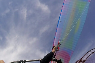 Un vuelo en paramotor para 2 en Tarraco Flying Club en Mora de Ebro (Tarragona)