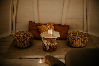 Una noche con degustación de productos artesanales para 2 en Glamping The Teepee en Mombeltrán (Ávila)
