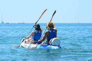Alquiler kayak doble sin guía en Vilanova i la Geltrú (Barcelona)