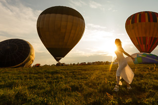 Vuelo en globo premium