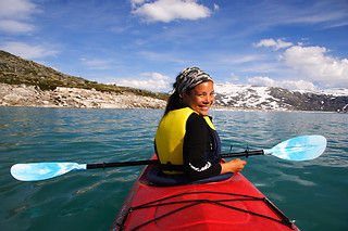 Kayak doble en Roses (Girona)
