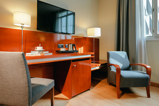 Una noche con desayuno para 2 en Abba Euskalduna Hotel**** en Bilbao (Bizkaia)