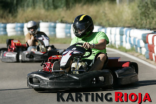 Cuatro tandas de karts en Logroño (La Rioja)