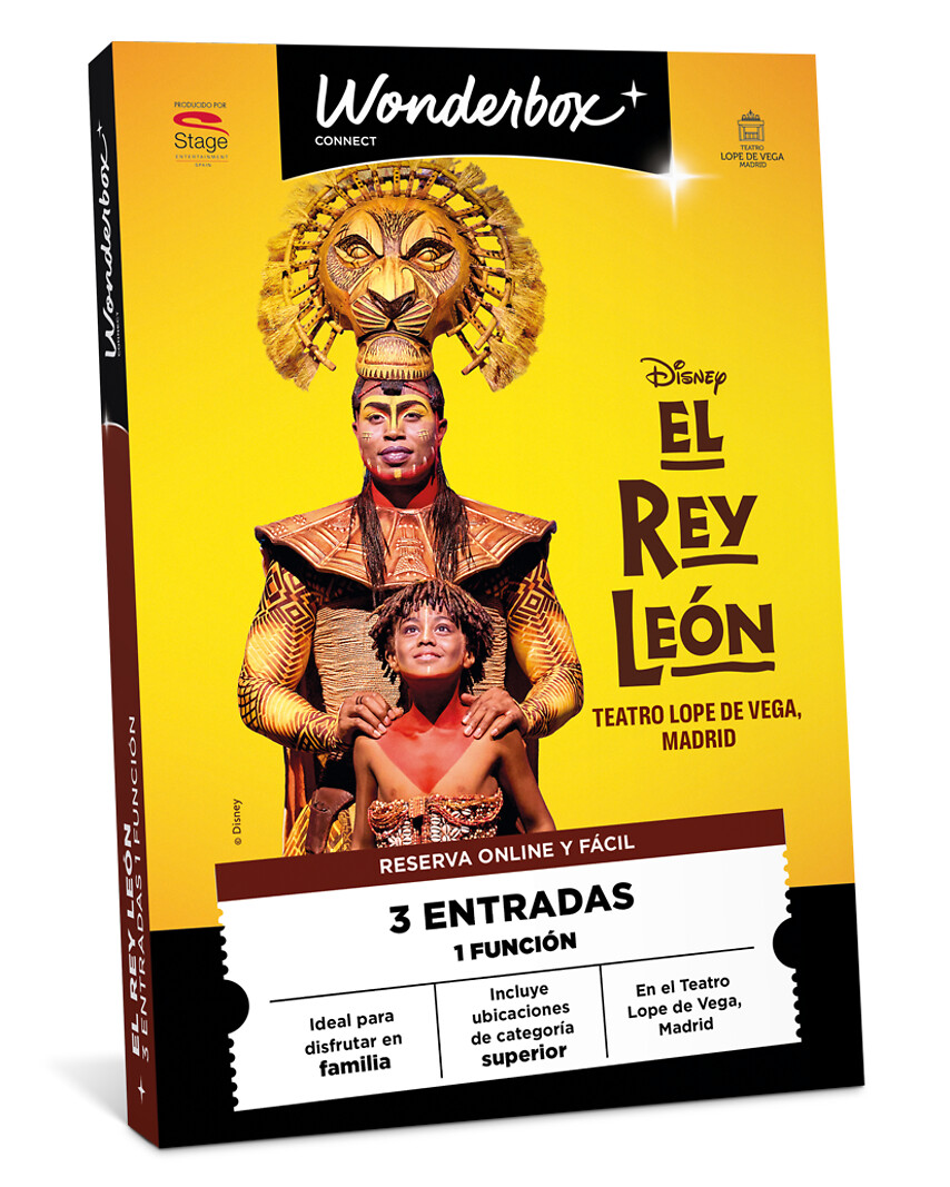 El Rey León Familia - 3 entradas
