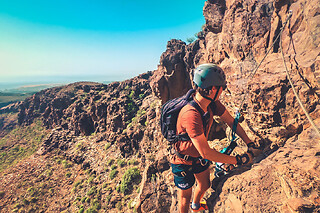 Vía ferrata al sur de Gran Canaria