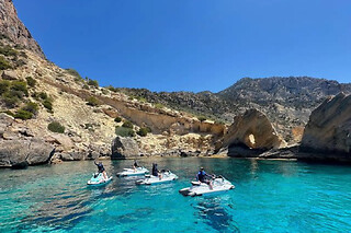 Excursión en moto acuática desde San Antonio (Ibiza) hasta Atlantis