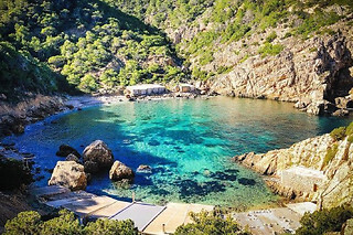 Excursión en moto acuática a Portitxol con salida desde San Antonio (Ibiza)
