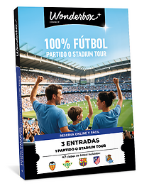100% Fútbol Familia - 2 adultos + 1 niño