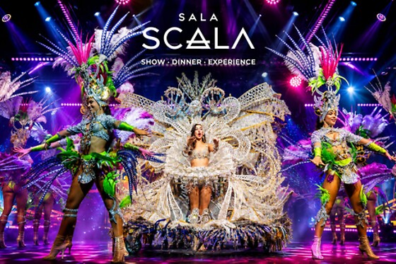 Una cena con espectáculo Nomad para 1 persona en la Sala Scala, en San Bartolomé de Tirajana (Las Palmas)