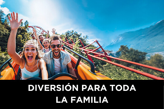 100% Parques Temáticos Familia - 2 adultos y 2 niños