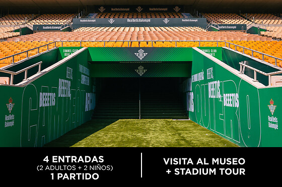 Real Betis Balompié - 4 entradas