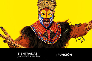 El Rey León Familia - 3 entradas