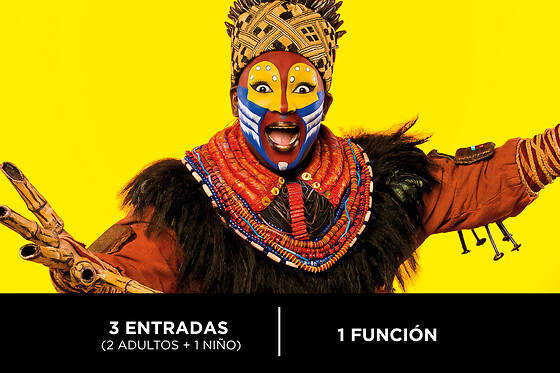 El Rey León Familia - 3 entradas