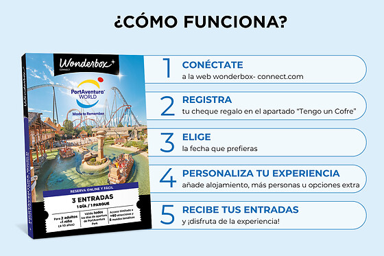 PortAventura - 1 día / 1 parque / 2 adultos + 1 niño