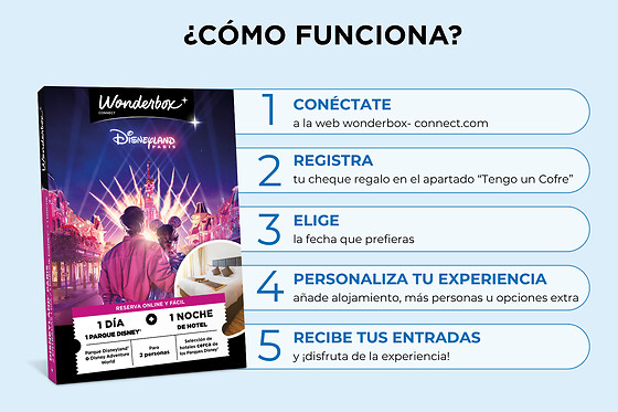 Disneyland Paris Estancia - 1 día / 1 noche - 2 personas
