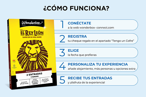 El Rey León - 2 entradas