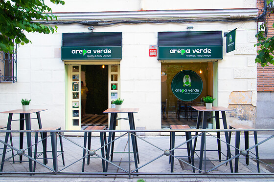 Una comida o una cena para 2 en Arepa Verde en Madrid